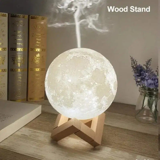 Humidificador Difusor Lámpara Luna 3D